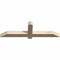 Ekena Millwork Eugene Smooth Timber Gable Bracket, Douglas Fir, 48"W x 14"H x 3 1/2"D x 3 1/2"F, 7/12 Pitch GBW048X14X0404EUG00SDF - alternate 4